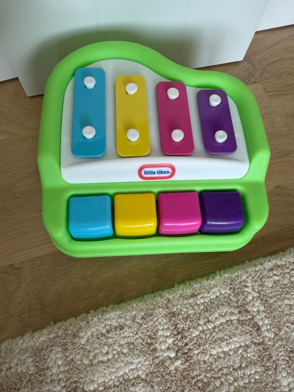 Little Tikes Green Toddler Xylophone Piano with Multicolor Keys